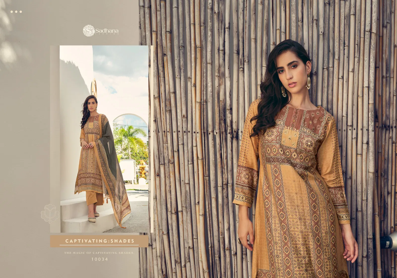 Harleen By Sadhana Muslin Silk Printed Dress Material Wholesale Clothing Distributors In India
